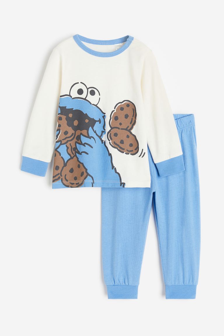 El pijama de algodón del Monstruo de las Galletas de H&M