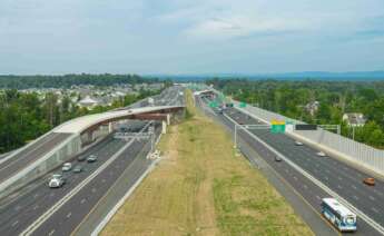 Imagen aérea de la autopista I-485. Foto: Indra.