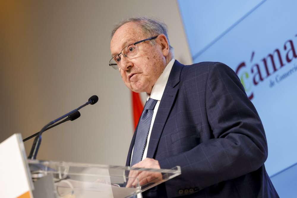 El presidente de la Cámara de Comercio, José Luis Bonet. Foto: EFE/ Daniel Gonzalez.