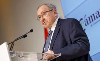 El presidente de la Cámara de Comercio, José Luis Bonet. Foto: EFE/ Daniel Gonzalez.