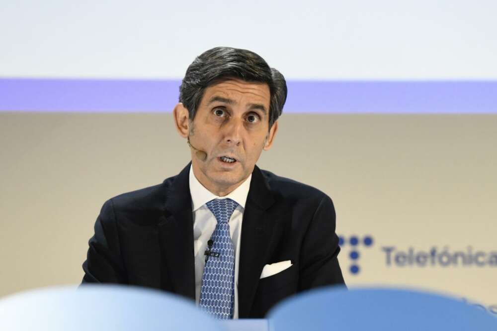 José María Álvarez-Pallete, presidente de Telefónica. EFE