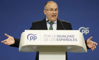 El portavoz del PP en el Congreso, Miguel Tellado. EFE/ Mariscal