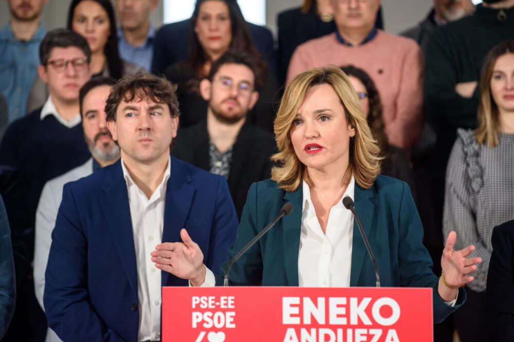 La portavoz del Gobierno y miembro de la Ejecutiva Federal de los socialistas, Pilar Alegría. Foto: EFE.