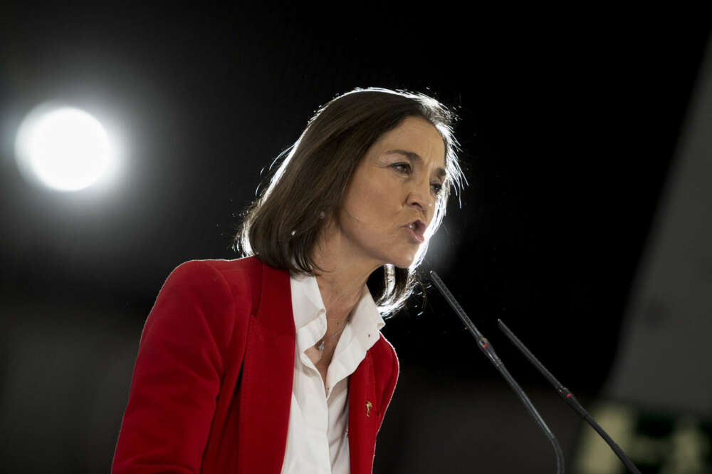 La portavoz del PSOE en el Ayuntamiento de Madrid Reyes Maroto. EFE/ Fernando Villar