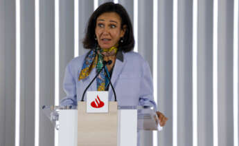 La presidenta del Banco Santander, Ana Botín. EFE/ Zipi