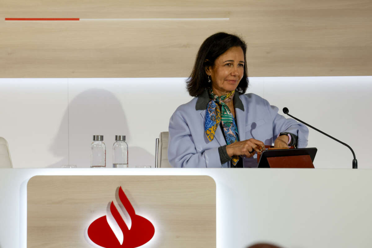 Ana Botín, presidenta de Banco Santander. EFE