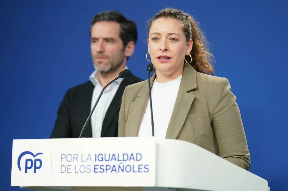Muñoz y Sémper comparecen en la sede nacional del Partido Popular | Foto de Diego Puerta/PP