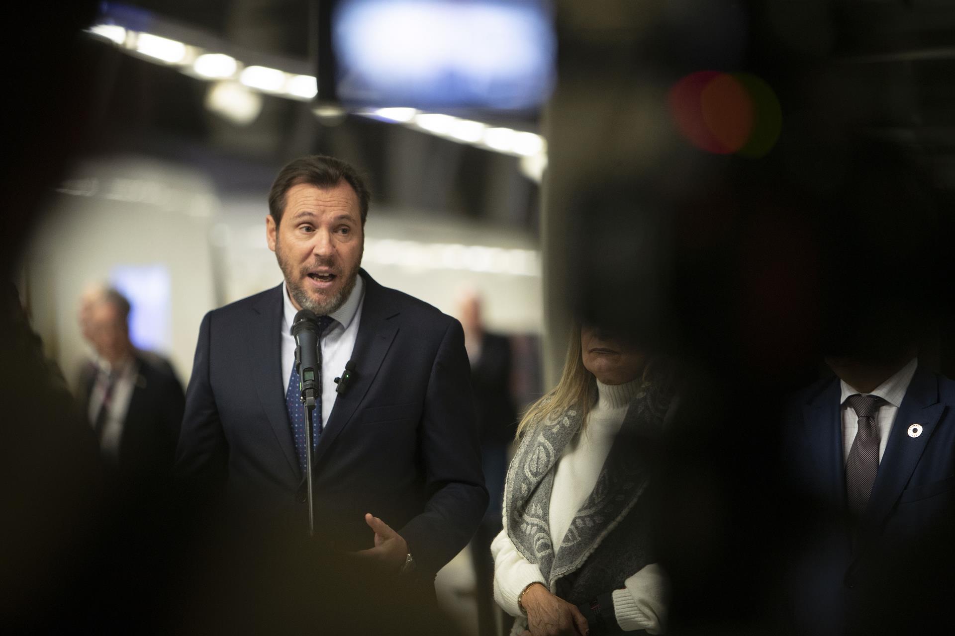 El ministro de Transportes y Movilidad Sostenible Óscar Puente. Foto EFE-Salvador Sas