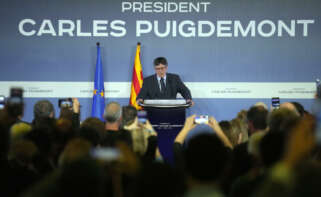 El expresidente de la Generalitat Carles Puigdemont. EFE/Enric Fontcuberta
