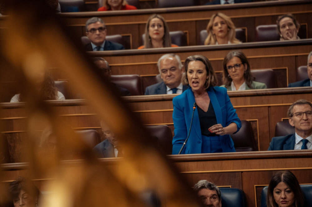 La secretaria general del Partido Popular, Cuca Gamarra. Foto: Europa Press.