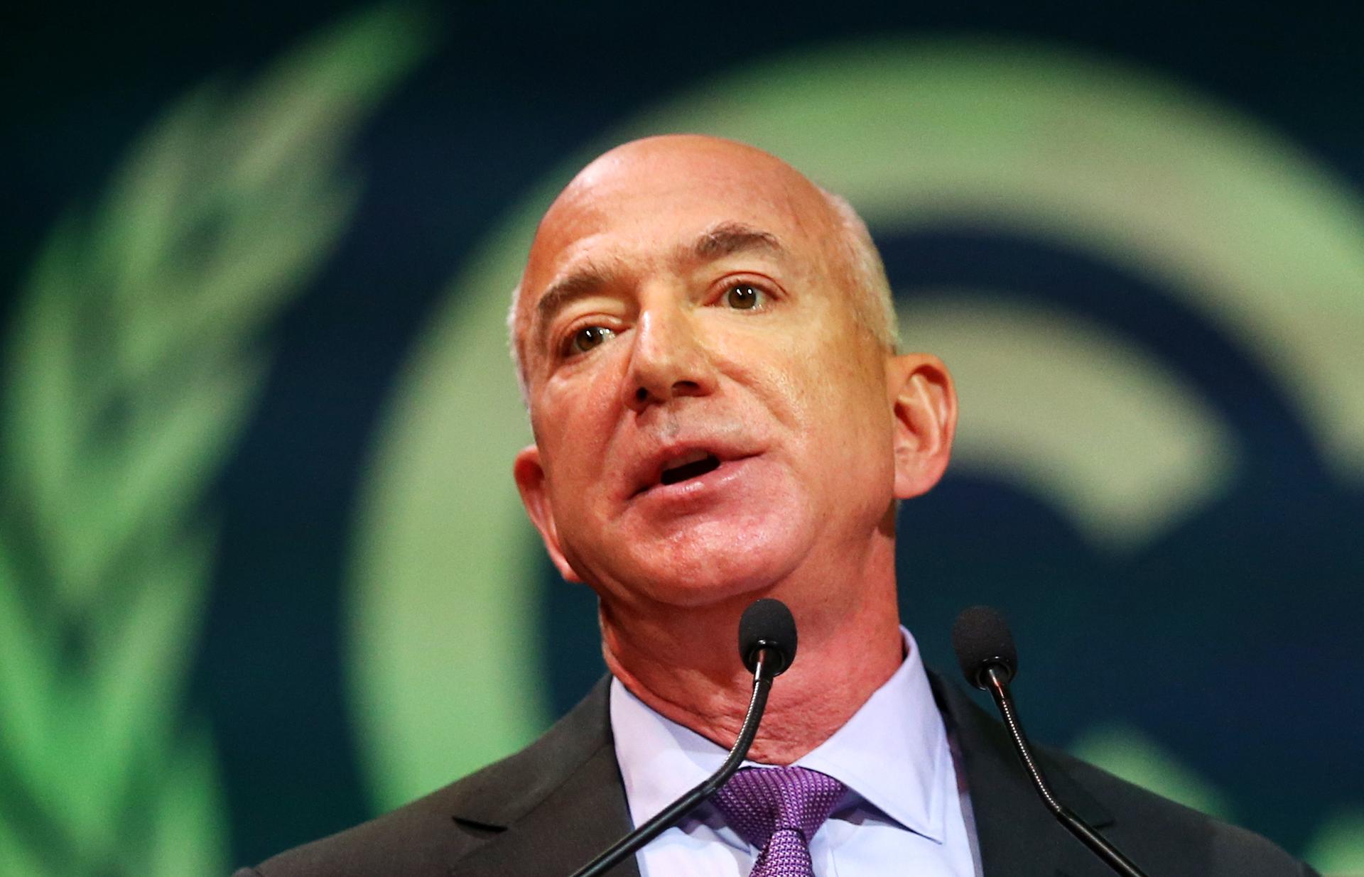 El fundador de Amazon Jeff Bezos. Foto: EFE/EPA/ROBERT PERRY