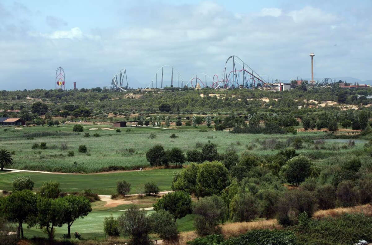 Vista de los terrenos próximos a Port Aventura en los que se instalará el complejo de Hard Rock en Tarragona. EFE/Jaume Sellart JAUME SELLART (EFE)