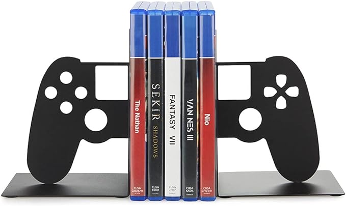 El soporte de videojuegos con forma de mando. Foto: Amazon.