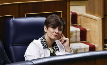 MADRID, 20/03/2024.- La ministra de Vivienda y Agenda Urbana, Isabel Rodríguez, asiste a la sesión de control al Gobierno este miércoles en el Congreso de los Diputados. EFE/ Javier Lizón