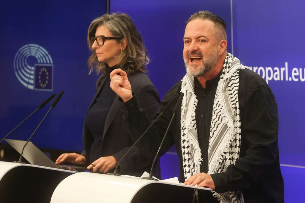 Francesca Albanese y Manu Pineda, eurodiputados