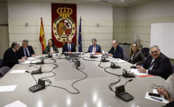 Reunion de portavoces del senado en Madrid