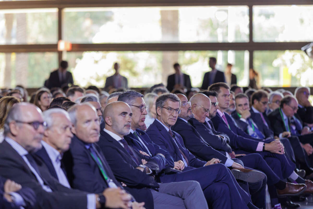 Reunión del Cercle d'Economia. Feijóo. Foto: Cercle d'Economia.