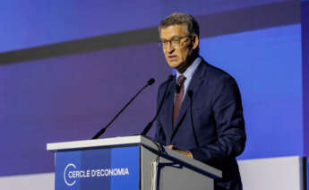 El presidente del PP, Alberto Núñez Feijóo. Foto: Cercle d'Economia.
