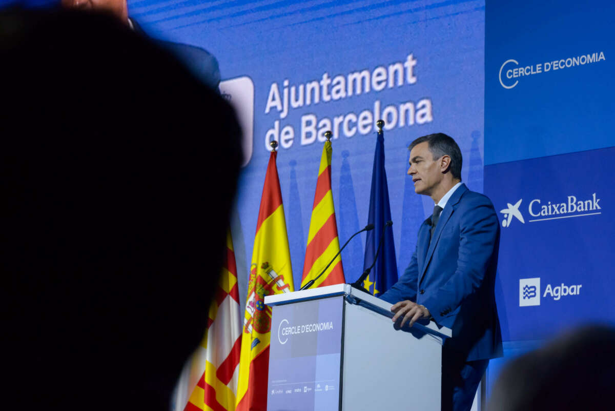 El presidente del Gobierno, Pedro Sánchez. Foto: Cercle d'Economia.