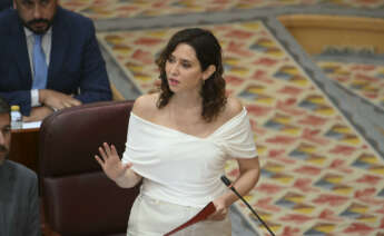 La presidenta de la Comunidad de Madrid, Isabel Díaz Ayuso