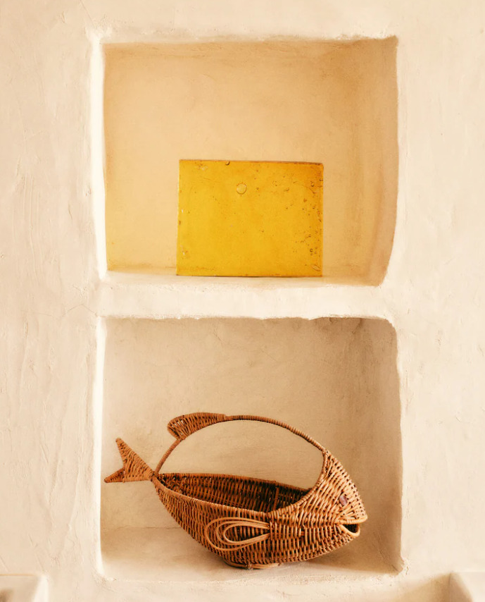 La cesta de ratán con forma de pez de Zara Home