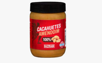 Un bote de crema de cacahuete de Mercadona