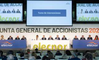 La Junta General de Accionistas de Elecnor, celebrada este 22 de mayo. ELECNOR