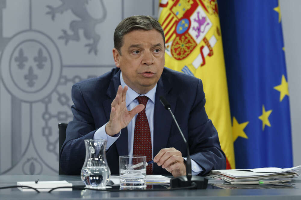 El ministro de Agricultura, Pesca y Alimentación, Luis Planas. Foto: EFE/ J.J. Guillén