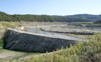 Un embalse en Cataluña. Foto: EFE.