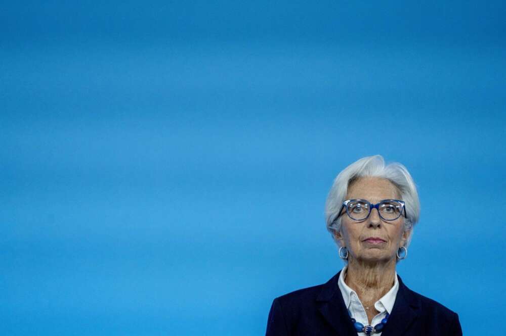 La presidenta del Banco Central Europeo, Christine Lagarde. Foto: Michael Probst/Europa Press. Banco Santander.