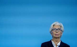 La presidenta del Banco Central Europeo, Christine Lagarde. Foto: Michael Probst/Europa Press. Banco Santander.