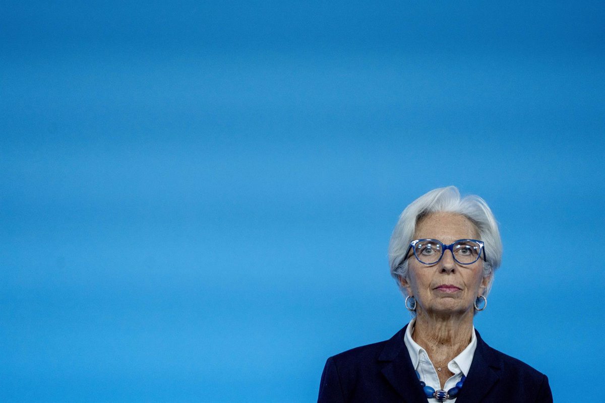La presidenta del Banco Central Europeo, Christine Lagarde. Foto: Michael Probst/Europa Press. Banco Santander.