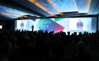 El alcalde Jaume Collboni, durante la inauguración de la convención anual del Consorci de Turisme de Barcelona. Foto: Turisme de Barcelona