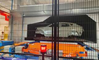 Horno de secado de pintura en la fábrica de Seat en Martorell. Foto: Olga Casado.