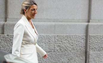 La vicepresidenta Yolanda Díaz