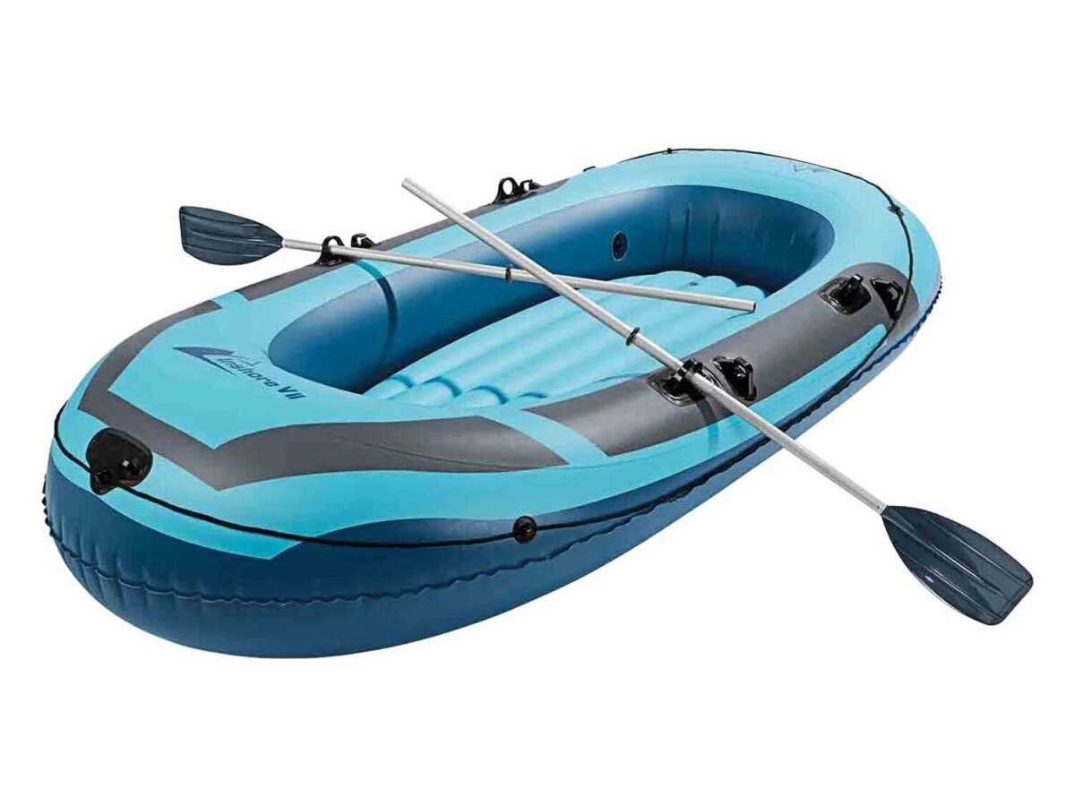La barca hinchable para dos personas, disponible en Lidl.