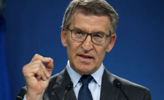 El líder del PP, Alberto Núñez Feijóo. EFE/ Daniel González