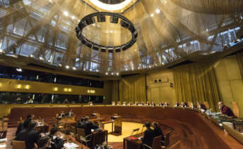 Gran sala del Tribunal de Justicia de la Unión Europea. Foto TJUE