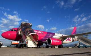Avión de la compañía Wizz Air. Foto: Europa Press