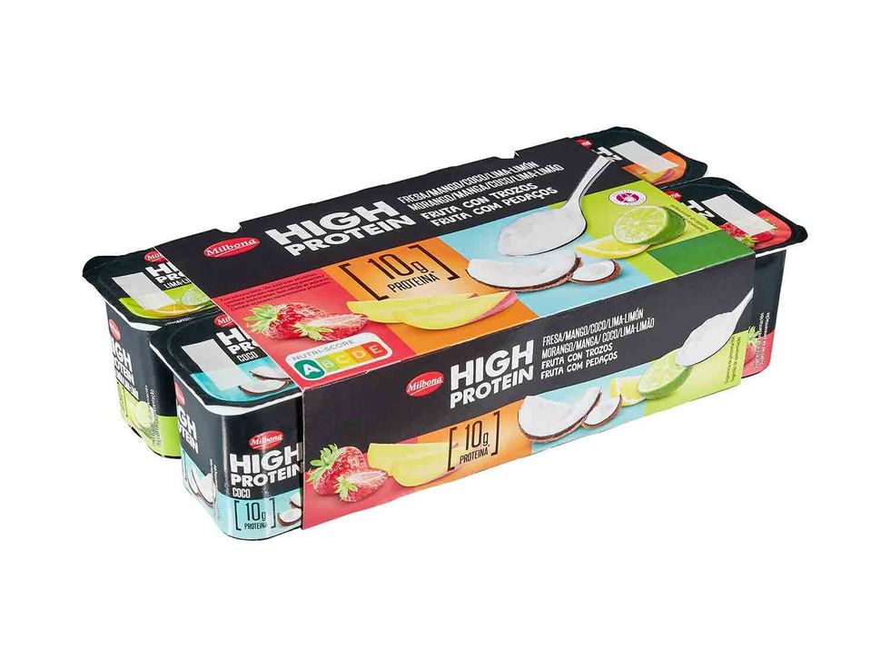 nuevos yogures de proteinas de sabores de lidl