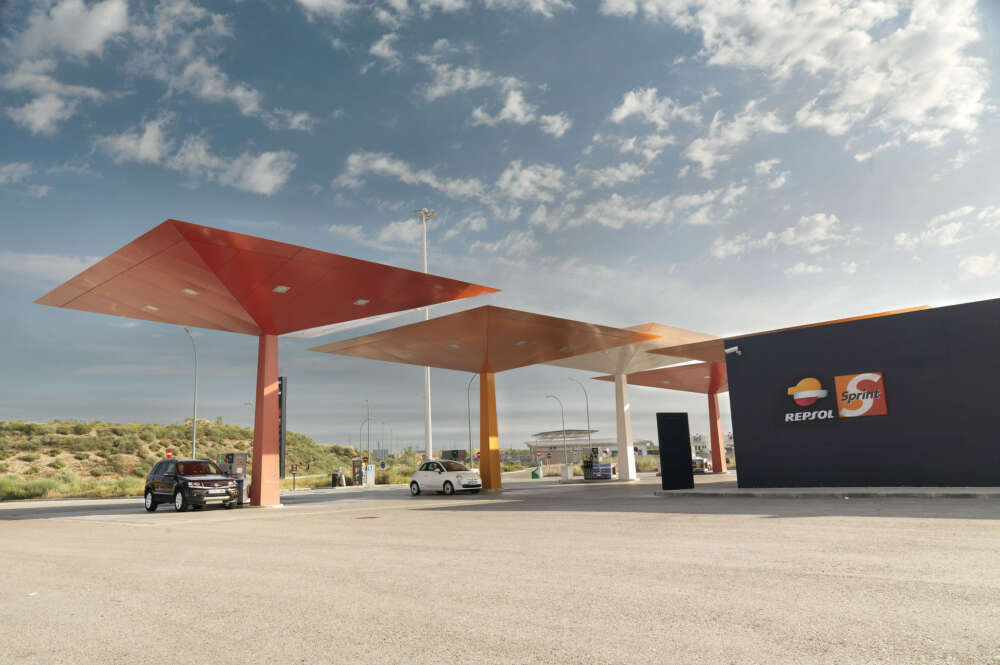 Un estación de servicio de Repsol. Foto: Repsol
