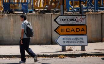 Acceso a la factoría de Talgo Las Matas. Alejandro Martínez Vélez / Europa Press