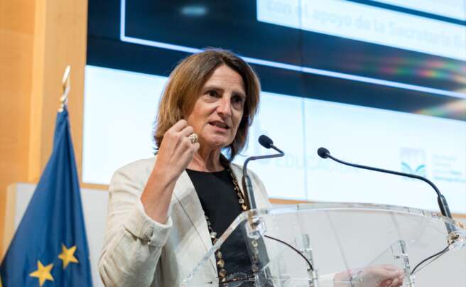 La vicepresidenta tercera y ministra para la Transición Ecológica y el Reto Demográfico, Teresa Ribera. Foto: Diego Radamés / Europa Press