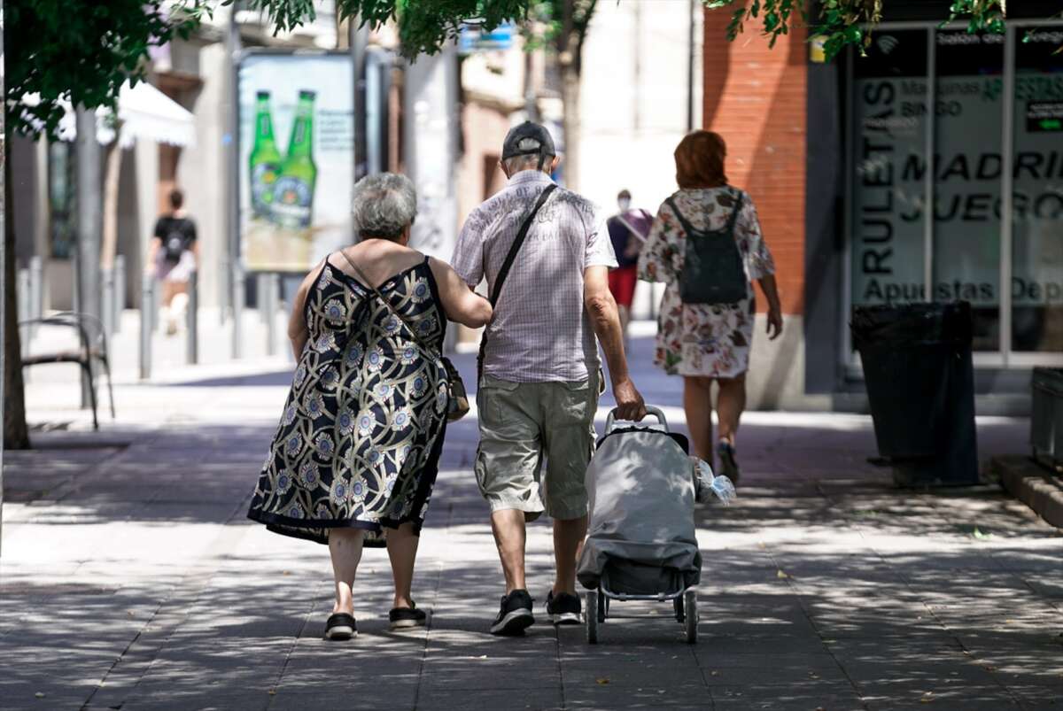 Dos personas jubiladas.