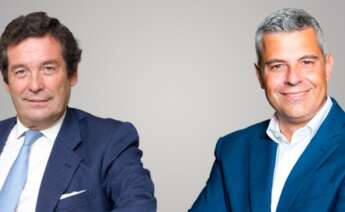 Luis Cabanas (i) y Marc Benhamou (d). Foto: CaixaBank