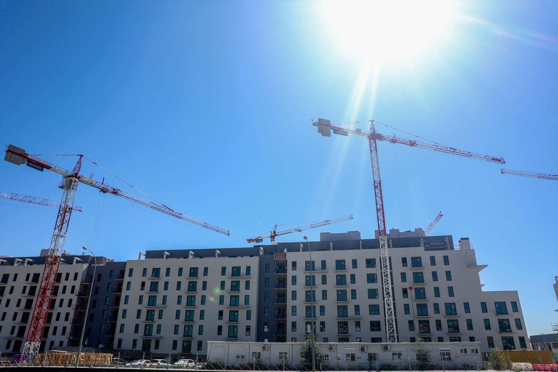 edificios en construccion