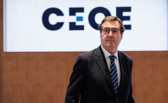 El presidente de CEOE, Antonio Garamendi.