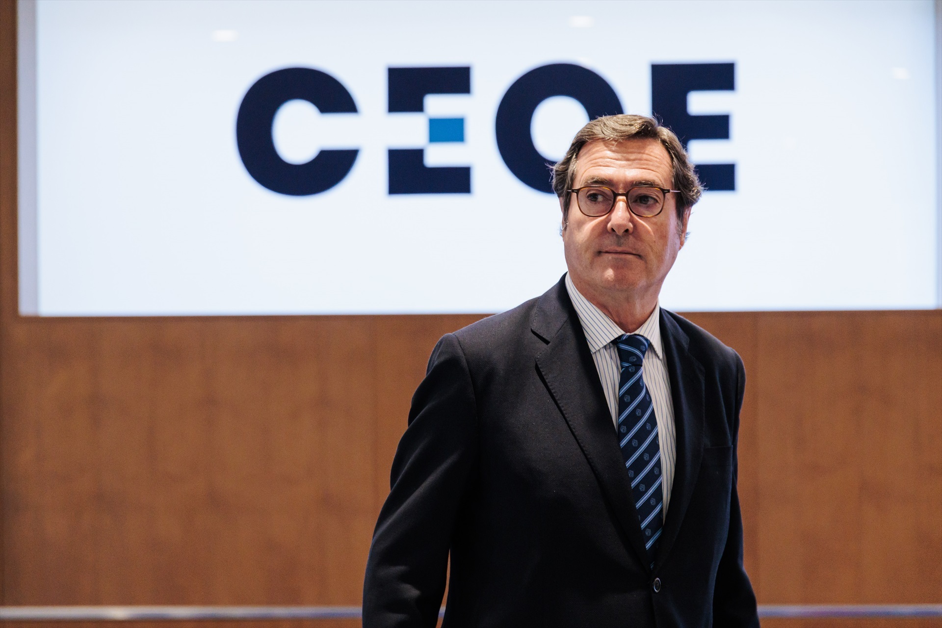 El presidente de CEOE, Antonio Garamendi.