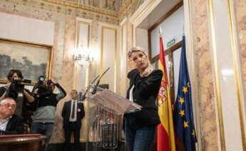 La vicepresidenta segunda y ministra de Trabajo y Economía Social, Yolanda Díaz. Alejandro Martínez Vélez / Europa Press