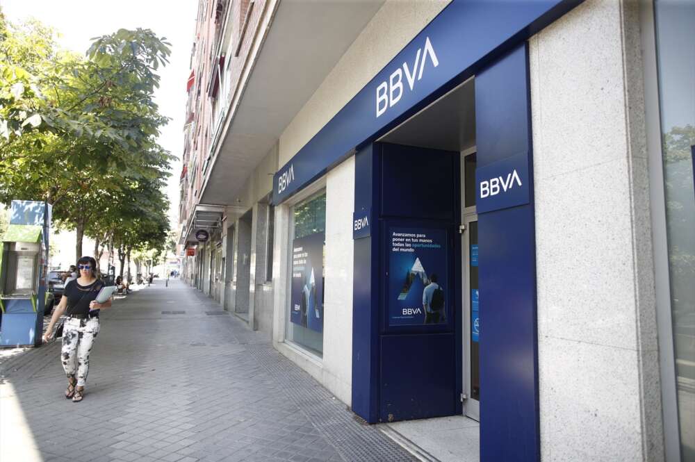 BBVA se dirige a los clientes con una hipoteca. Foto: Europa Press.